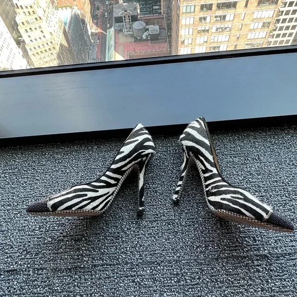 Authentic Ferragamo Zebra Heels. Only worn in the office. Heels immaculate. - Picture 2 of 5